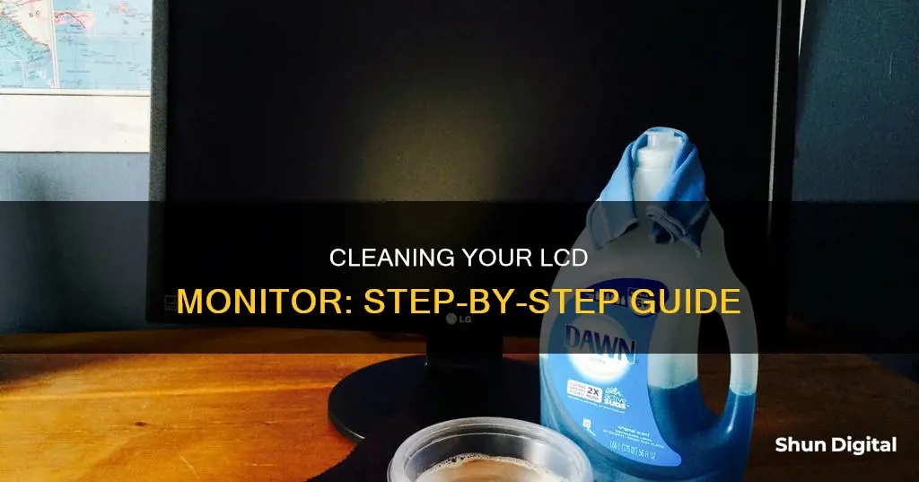 how to wipe an lcd monitor