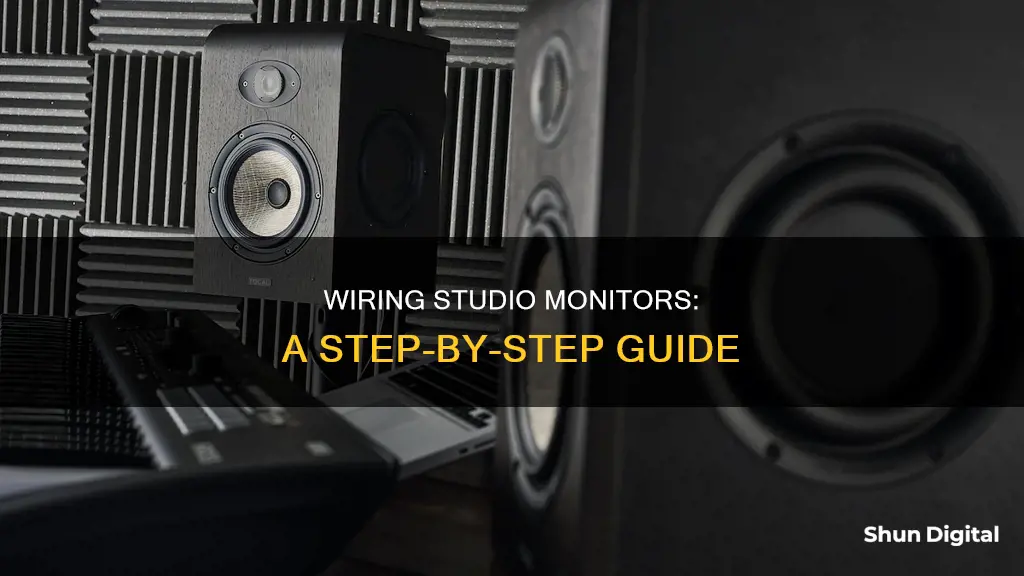 how to wire studio monitors