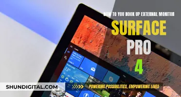 Connecting an External Monitor to Your Surface Pro 4