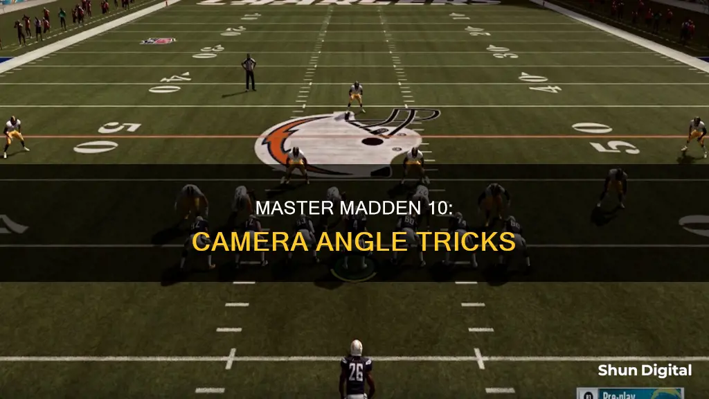 how tok chnge camera angle superstar mode madden 10 pa2