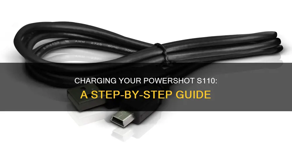 how too charge power shot s110 camera