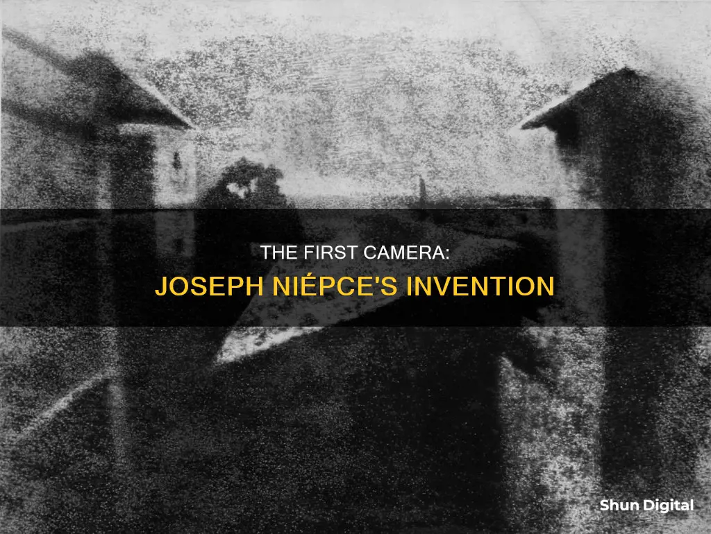 how was the first camera made by joseph nicephone niepce