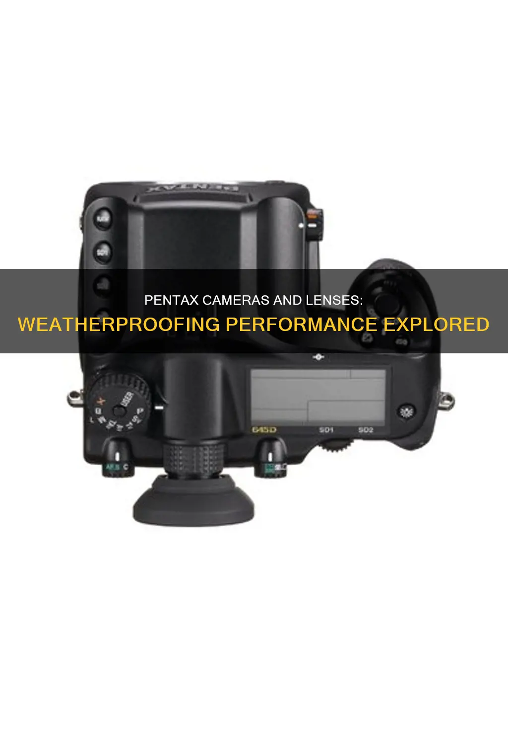 how weatherproof are pentax cameras and lenses