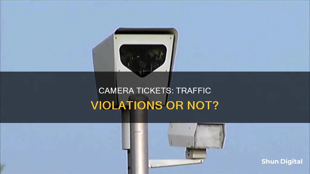 is a camera ticket a traffic violation