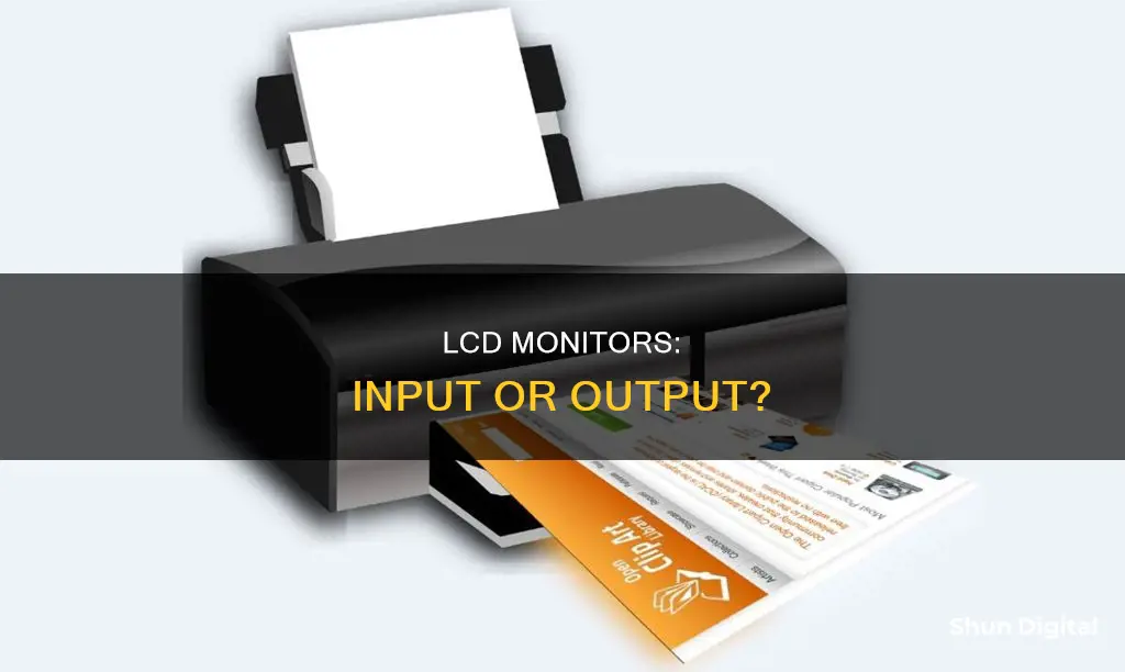 is a lcd monitor an input or output device