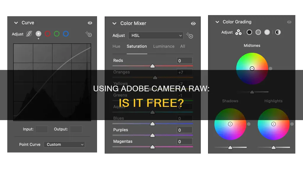 is adobe camera raw free