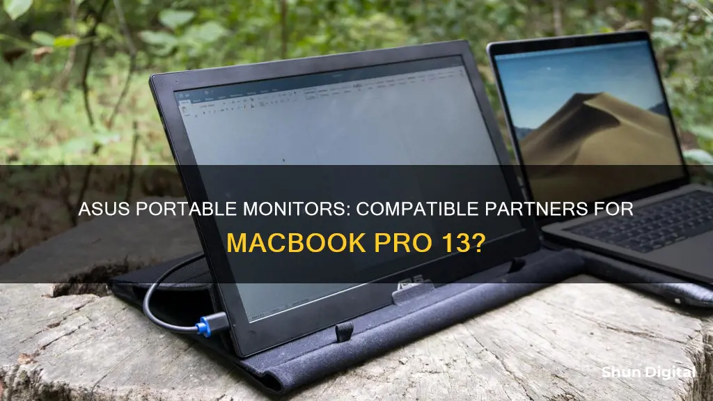 is asus portable monitor compatible with macbook pro 13