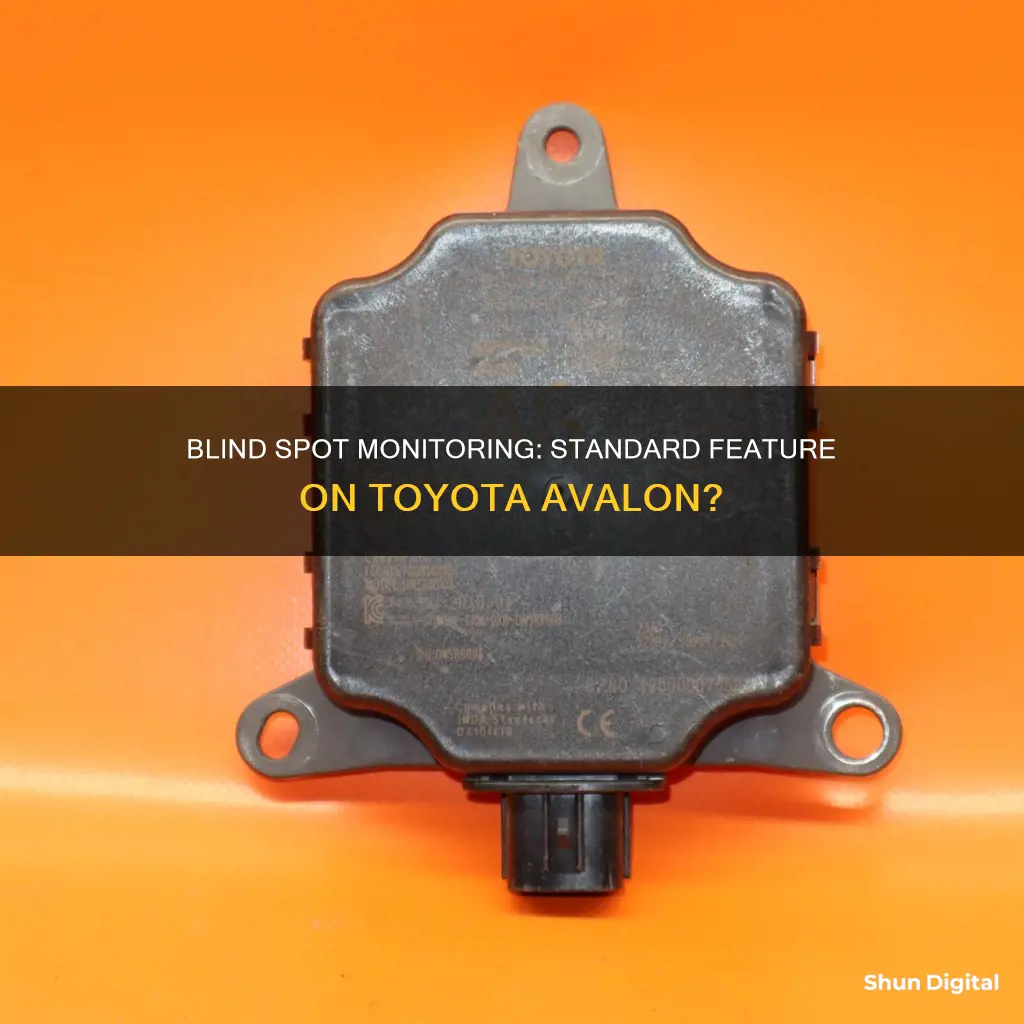 is blind side monitoring standard on toyota avalon