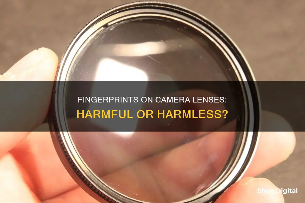 is fingerprints on camera lenses okay