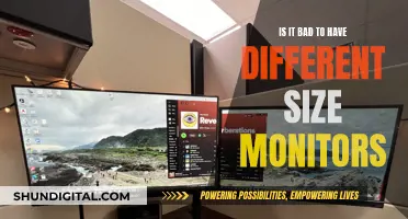 Using Multiple Monitors of Different Sizes: Good or Bad?