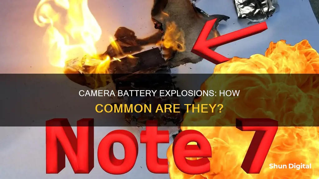 is it common for camera batteries to explode