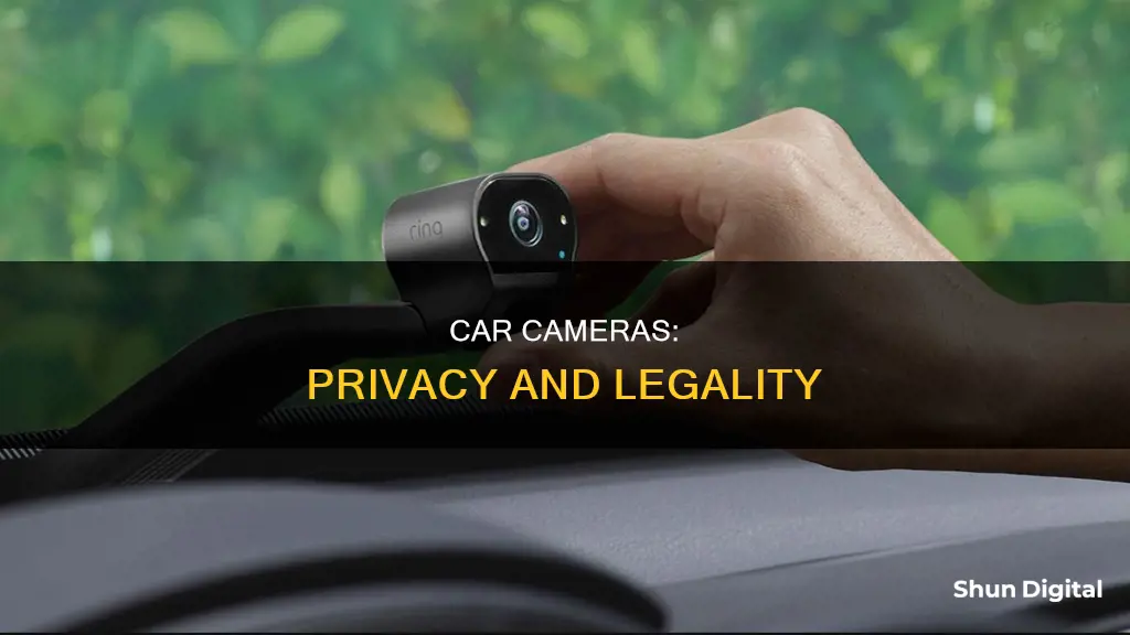 is it illegal to have a camera in your car