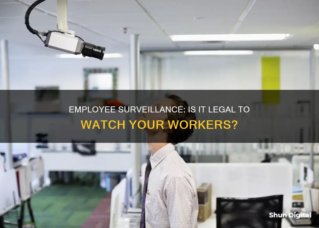 is it illegal to watch employees on camera