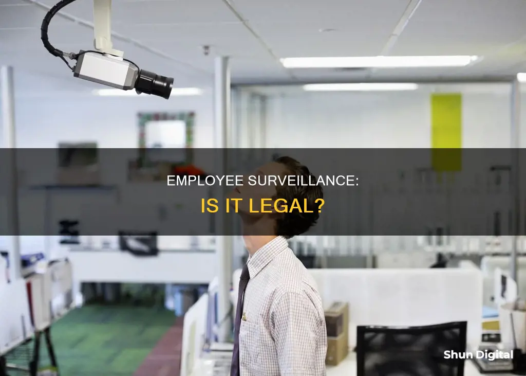 is it legal for employer to watch you on camera