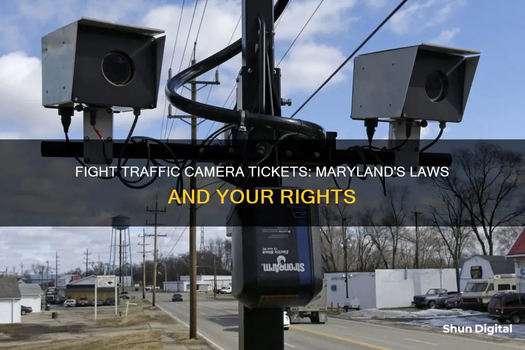 is it worth contesting traffic camera ticket in maryland