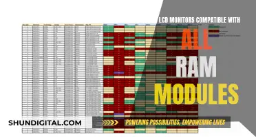 LCD Monitors: Compatible with All RAM Modules?