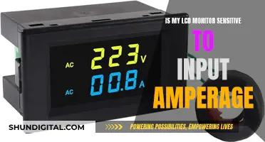 LCD Monitor Input Sensitivity: Amperage Impact