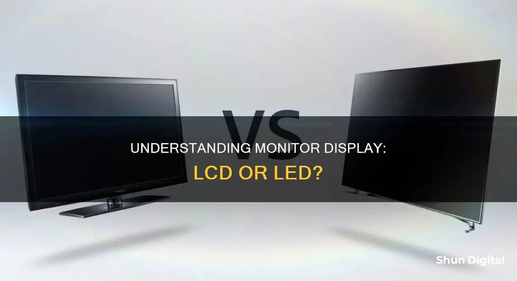 is my monitor lcd or led