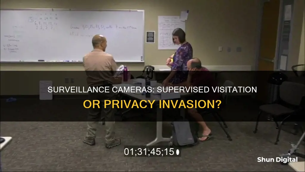 is surveillance camera considered supervised visitation