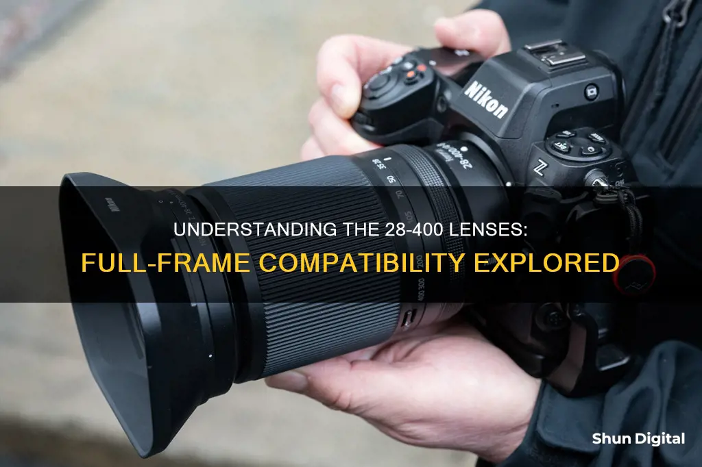 is the 28-400 lenses a full frame camera