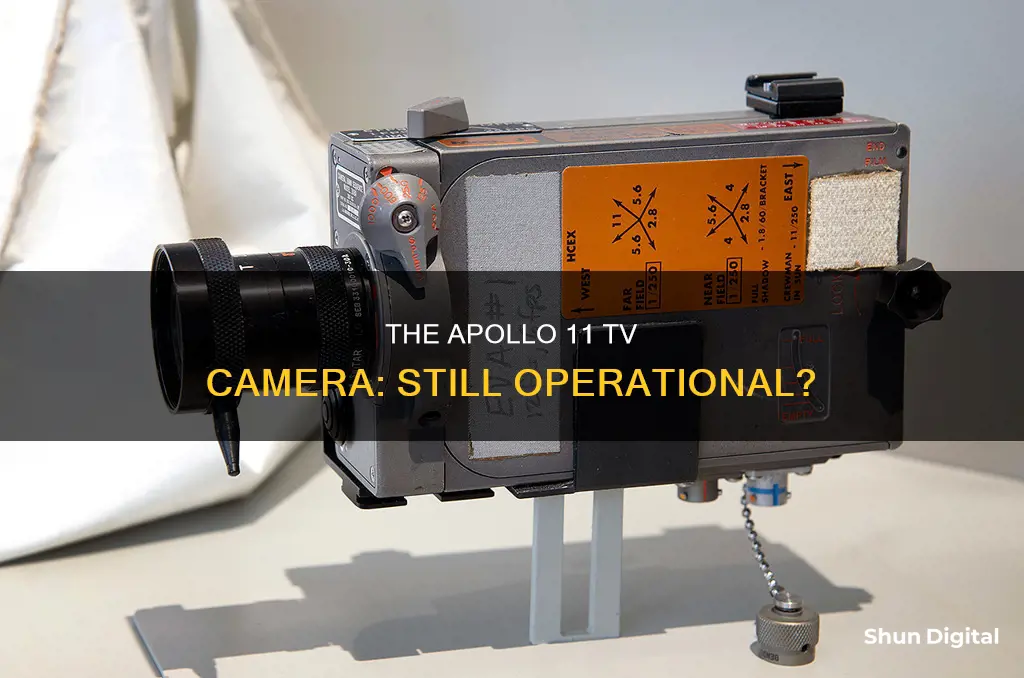 is the apollo 11 tv camera still functional