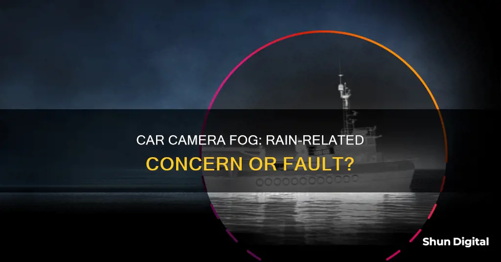 is the car camera supposed to fog up in raine