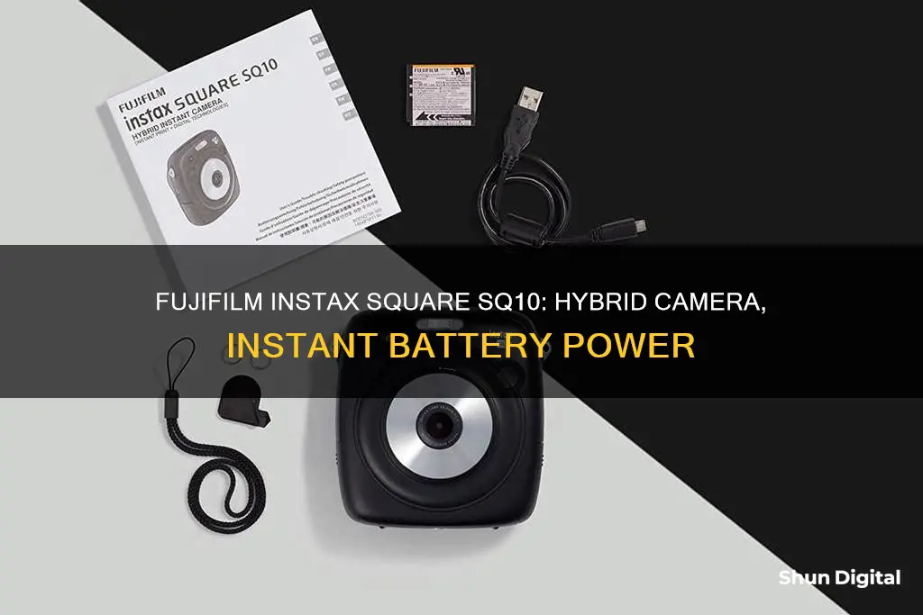 is the fujifilm instax square sq10 hybrid instant camera battery