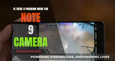 Unlocking Note 9 Camera Modes: Program Mode Included?