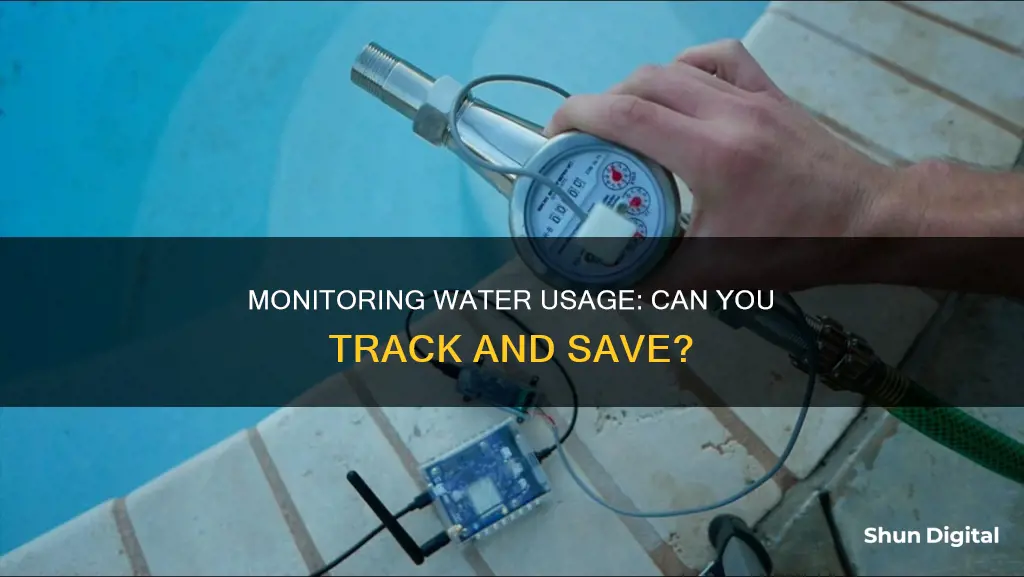 is there a way to monitor your water usage