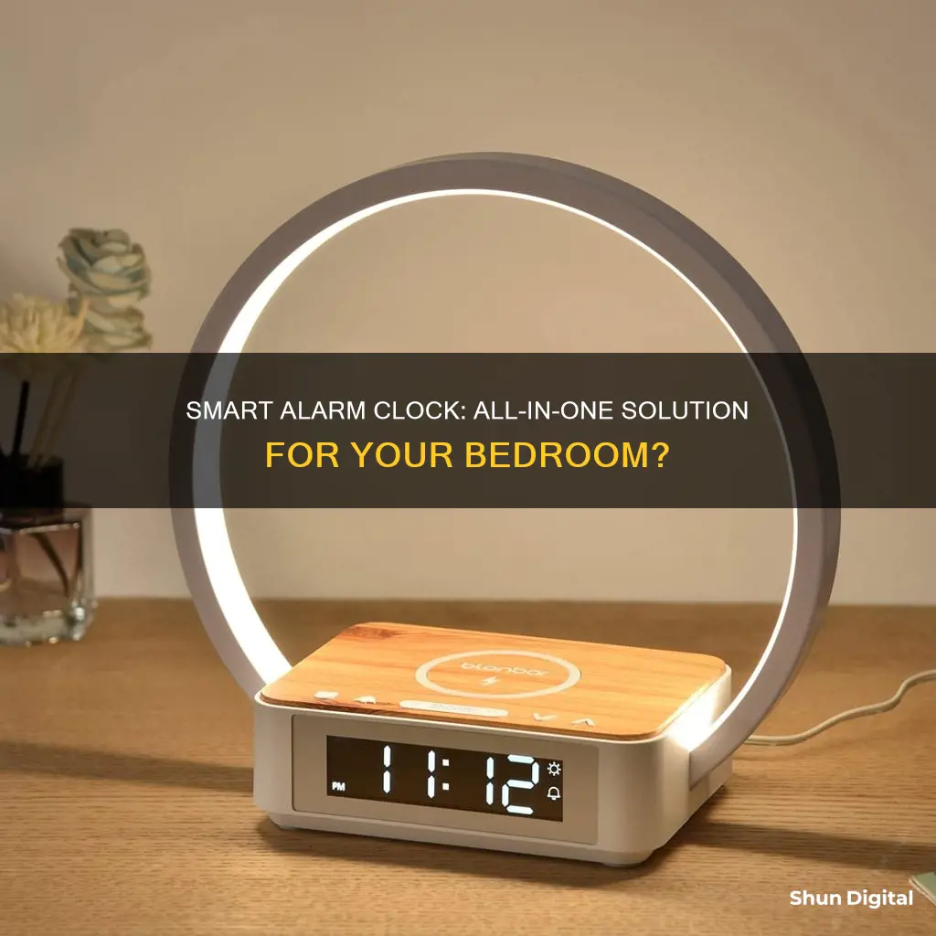 is there an alarm clock with camera usb charger lamp