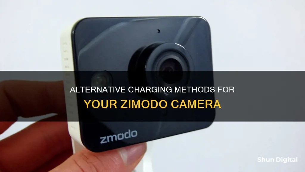 is there an alternate way to charge the zimodo camera