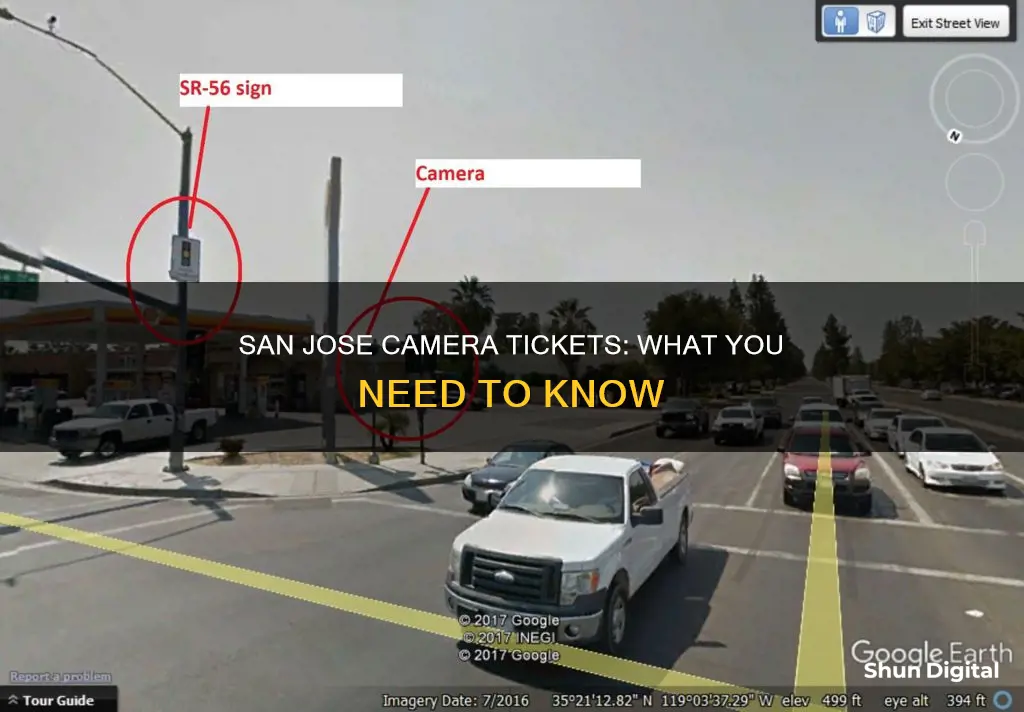 is there camera ticket in san jose