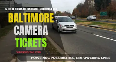 Baltimore Camera Tickets: Points and Insurance Surcharges?