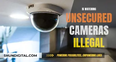 Unsecured Cameras: Is Watching a Crime?