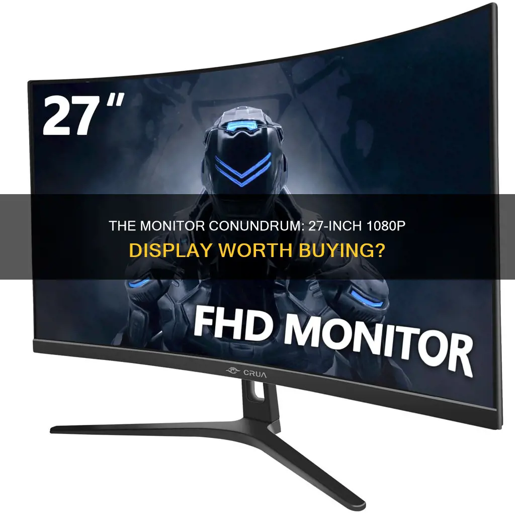 should i buy a 27 1080p monitor