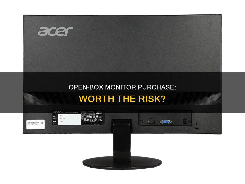 should i buy open box monitor