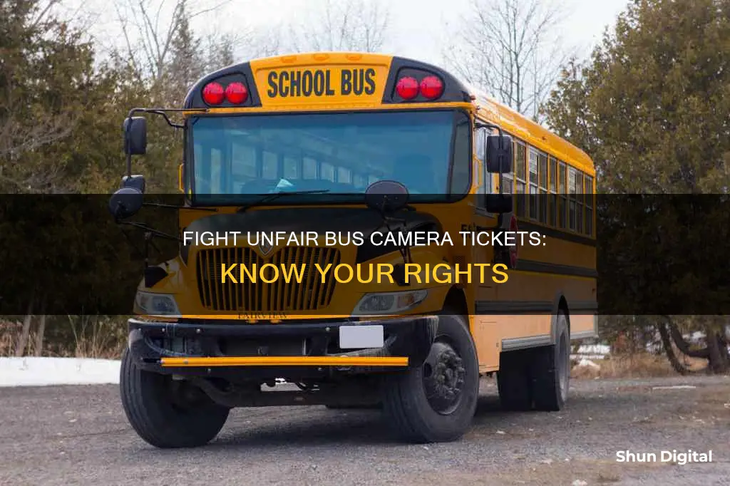 should I contest a bus camera ticket