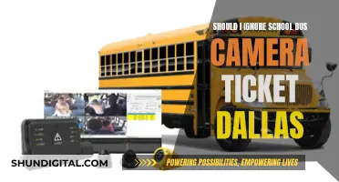 Dallas School Bus Camera Tickets: Ignore or Not?