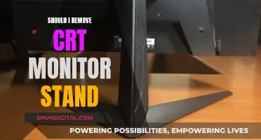 Removing CRT Monitor Stands: Pros, Cons, and Practicalities