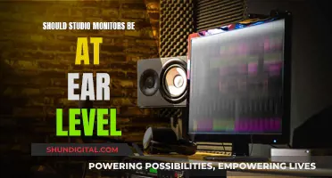 Positioning Studio Monitors: Ear Level for Accurate Mixing