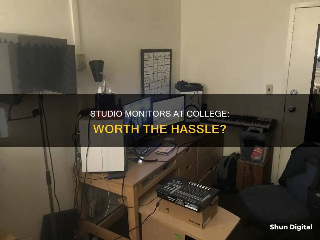 should you bring studio monitors to college