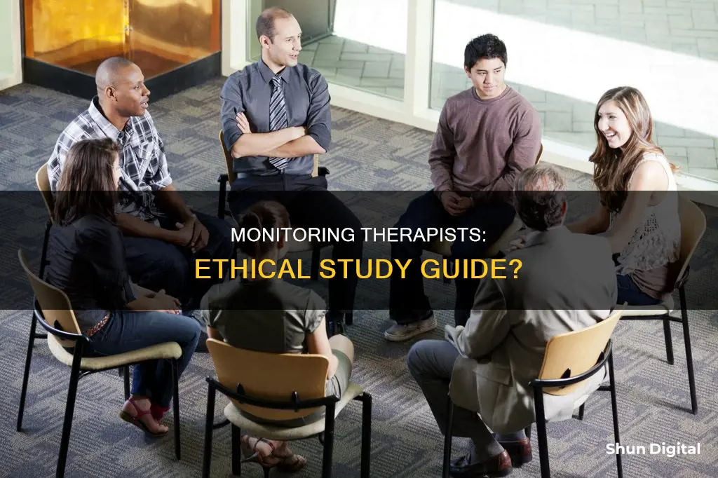 should you monitor the therapist throughout a study