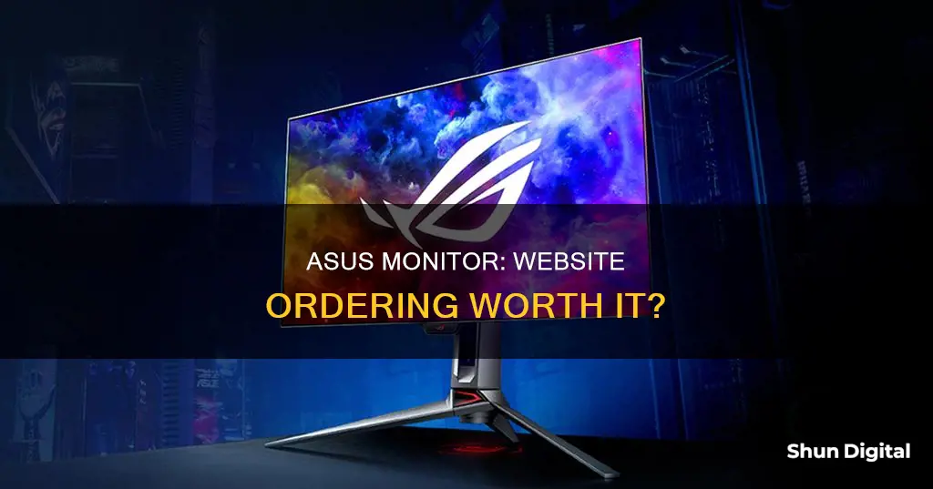 should you order asus monitor from asus website