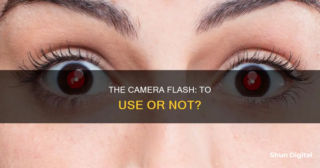 should you remove camera flash in eyes