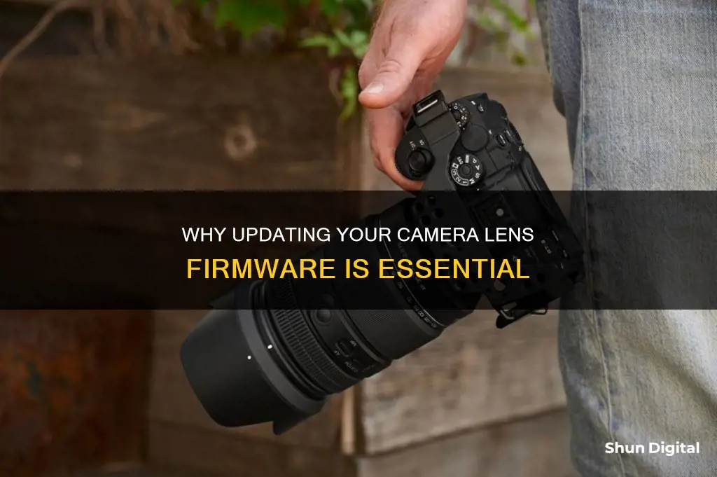 should you update firmware on your camera lenses