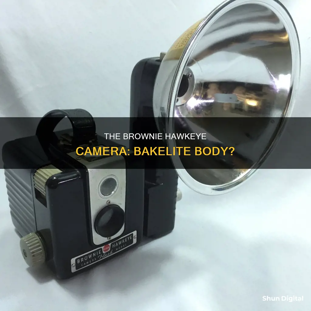 was the brownie hawkeye camera made of bakelite