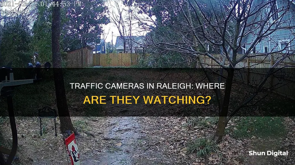 were are the traffic cameras raleigh