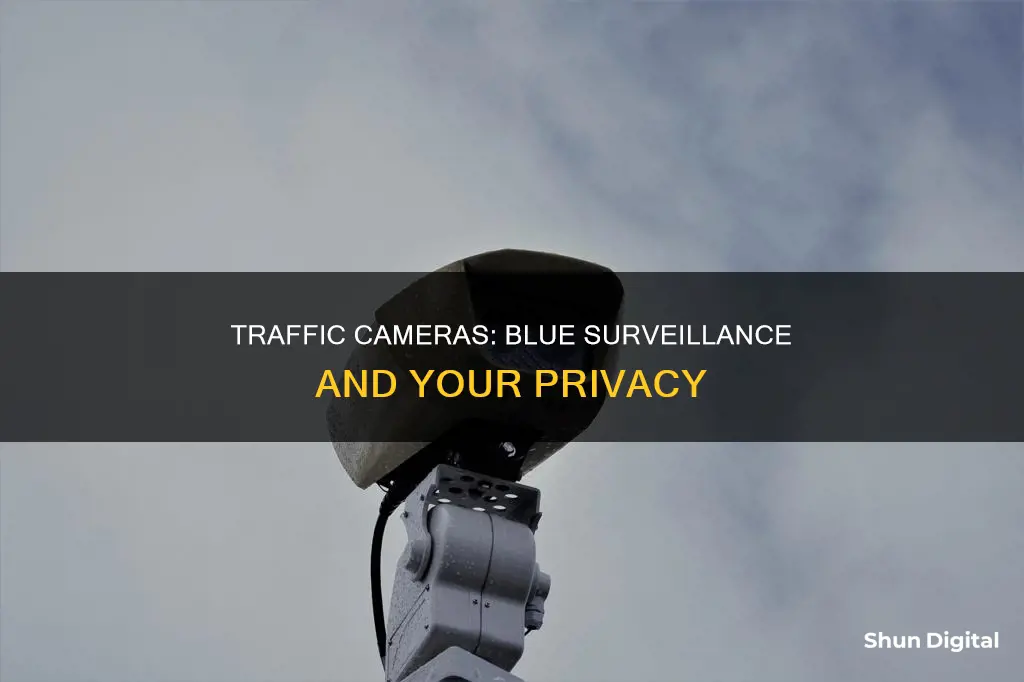 what are blue traffic cameras