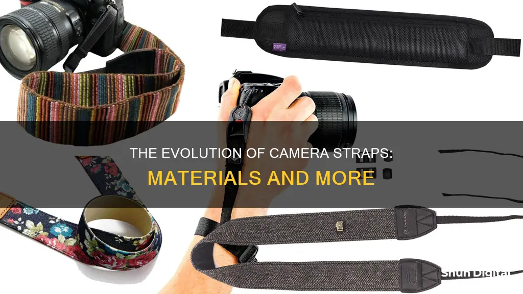 what are camera straps made of