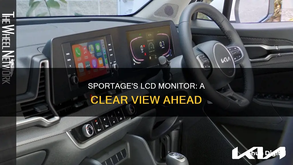 what are lcd monitors in front sportage